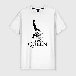 Мужская slim-футболка Queen: Rock You