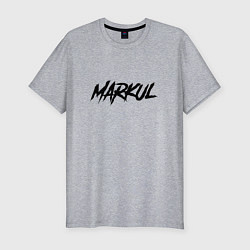 Футболка slim-fit Markul, цвет: меланж