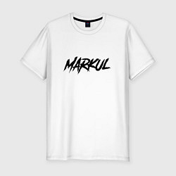 Футболка slim-fit Markul, цвет: белый
