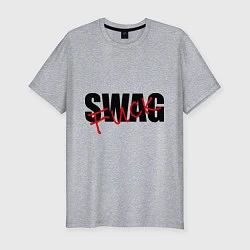 Мужская slim-футболка SWAG Fuck