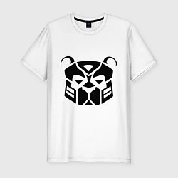 Мужская slim-футболка Pandabot