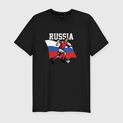 Футболка slim-fit Football Russia, цвет: черный