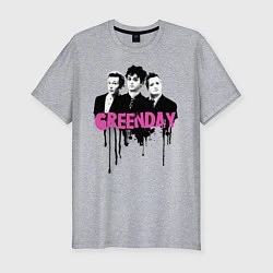 Мужская slim-футболка The Green Day