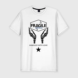 Мужская slim-футболка Fragile Express