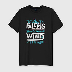 Футболка slim-fit Wind is Calling, цвет: черный