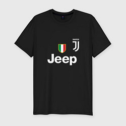 Футболка slim-fit Ronaldo: Juve Sport, цвет: черный