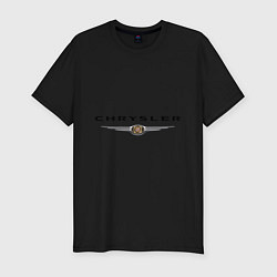 Футболка slim-fit Chrysler logo, цвет: черный