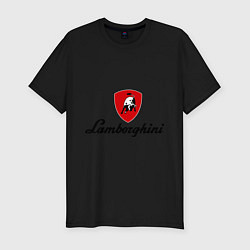 Футболка slim-fit Logo lamborghini, цвет: черный