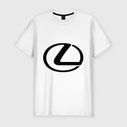 Мужская slim-футболка Logo lexus
