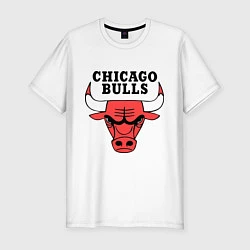 Мужская slim-футболка Chicago Bulls