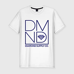 Футболка slim-fit Diamond supply co, цвет: белый