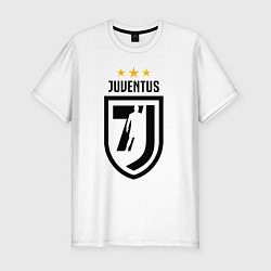 Футболка slim-fit Juventus 7J, цвет: белый