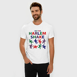 Футболка slim-fit Do The Harlem Shake, цвет: белый — фото 2