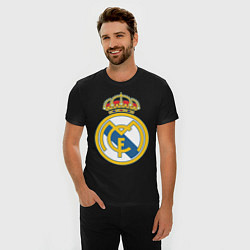 Футболка slim-fit Real Madrid FC, цвет: черный — фото 2