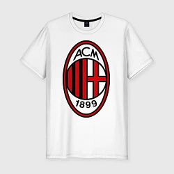 Мужская slim-футболка Milan ACM