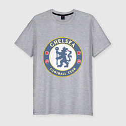 Футболка slim-fit Chelsea FC, цвет: меланж