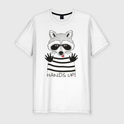 Мужская slim-футболка Hands Up