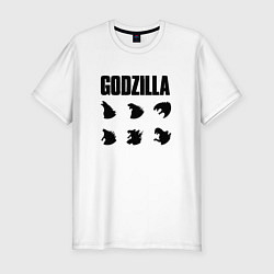 Футболка slim-fit Godzilla Mood, цвет: белый