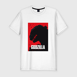 Футболка slim-fit Godzilla: Sunrise Poster, цвет: белый