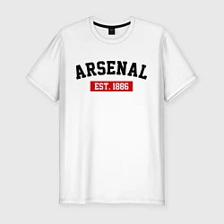 Мужская slim-футболка FC Arsenal Est. 1886