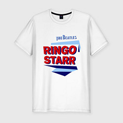 Футболка slim-fit Ringo Starr: The Beatles, цвет: белый