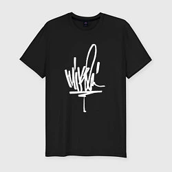 Футболка slim-fit Mike Shinoda: autograph, цвет: черный