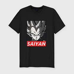 Мужская slim-футболка SAIYAN OBEY