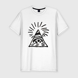 Футболка slim-fit Life Is Strange: Eye, цвет: белый