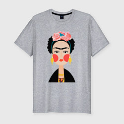 Мужская slim-футболка Фрида Кало