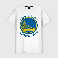 Мужская slim-футболка Golden state Warriors