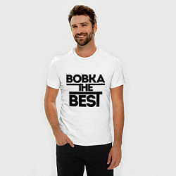 Футболка slim-fit Вовка the best, цвет: белый — фото 2