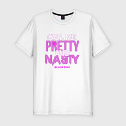 Футболка slim-fit Call Me Pretty & Nasty, цвет: белый