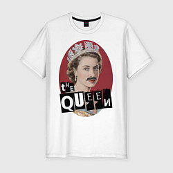 Футболка slim-fit The Queen, цвет: белый
