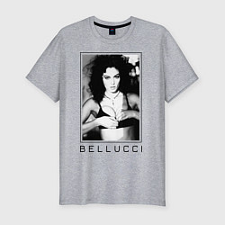 Футболка slim-fit Monica Bellucci: Black, цвет: меланж