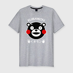 Футболка slim-fit Kumamon, цвет: меланж