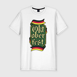 Футболка slim-fit Oktoberfest Germany, цвет: белый