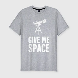Мужская slim-футболка Give me Space