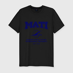 Футболка slim-fit MATI University, цвет: черный