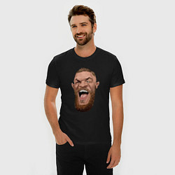 Футболка slim-fit McGregor: Smile Face, цвет: черный — фото 2