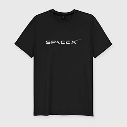 Футболка slim-fit SpaceX, цвет: черный