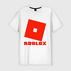 Футболка slim-fit Roblox Logo, цвет: белый