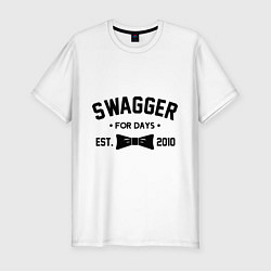 Мужская slim-футболка SWAGGER