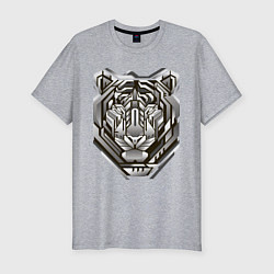 Мужская slim-футболка Geometric tiger