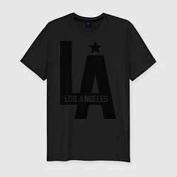 Футболка slim-fit Los Angeles Star, цвет: черный