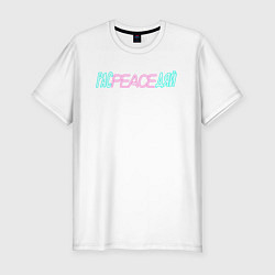 Мужская slim-футболка Рас peace дяй