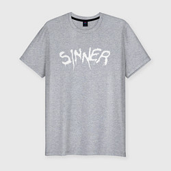 Мужская slim-футболка SINNER