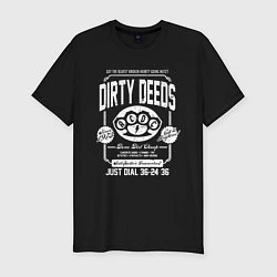Футболка slim-fit AC/DC: Dirty Deeds, цвет: черный