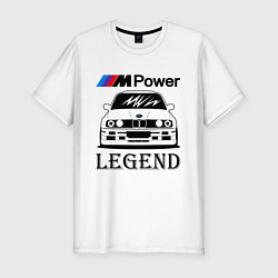 Мужская slim-футболка BMW Power LEGEND