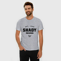 Футболка slim-fit Shady records, цвет: меланж — фото 2