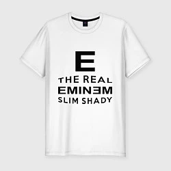 Мужская slim-футболка The real eminem